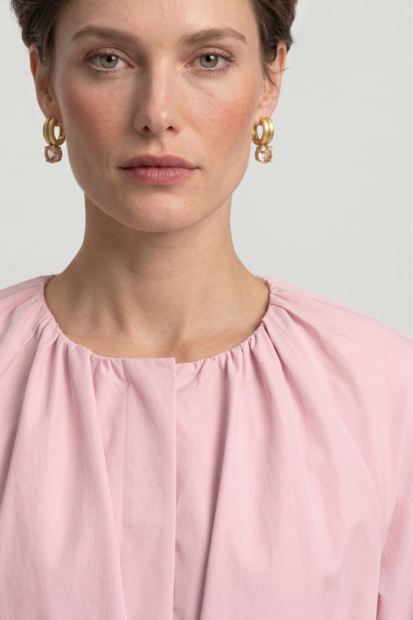 Bluse mit Bindegürtel
