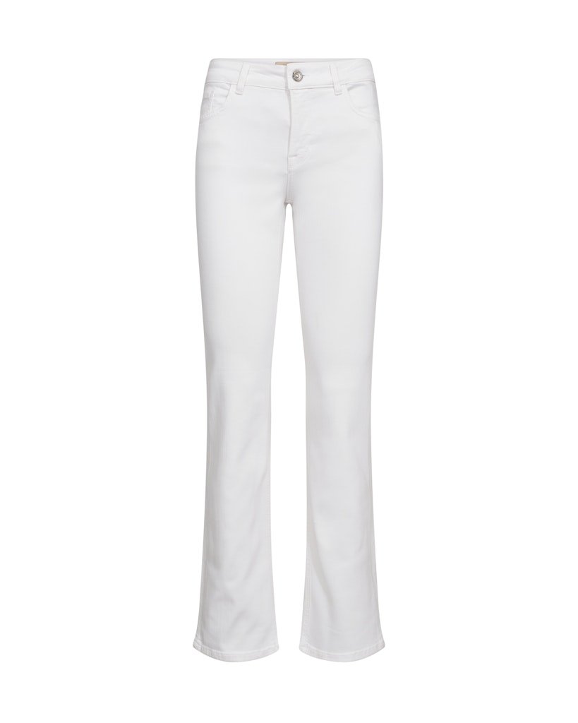 Mos Mosh Flared Leg Bright White