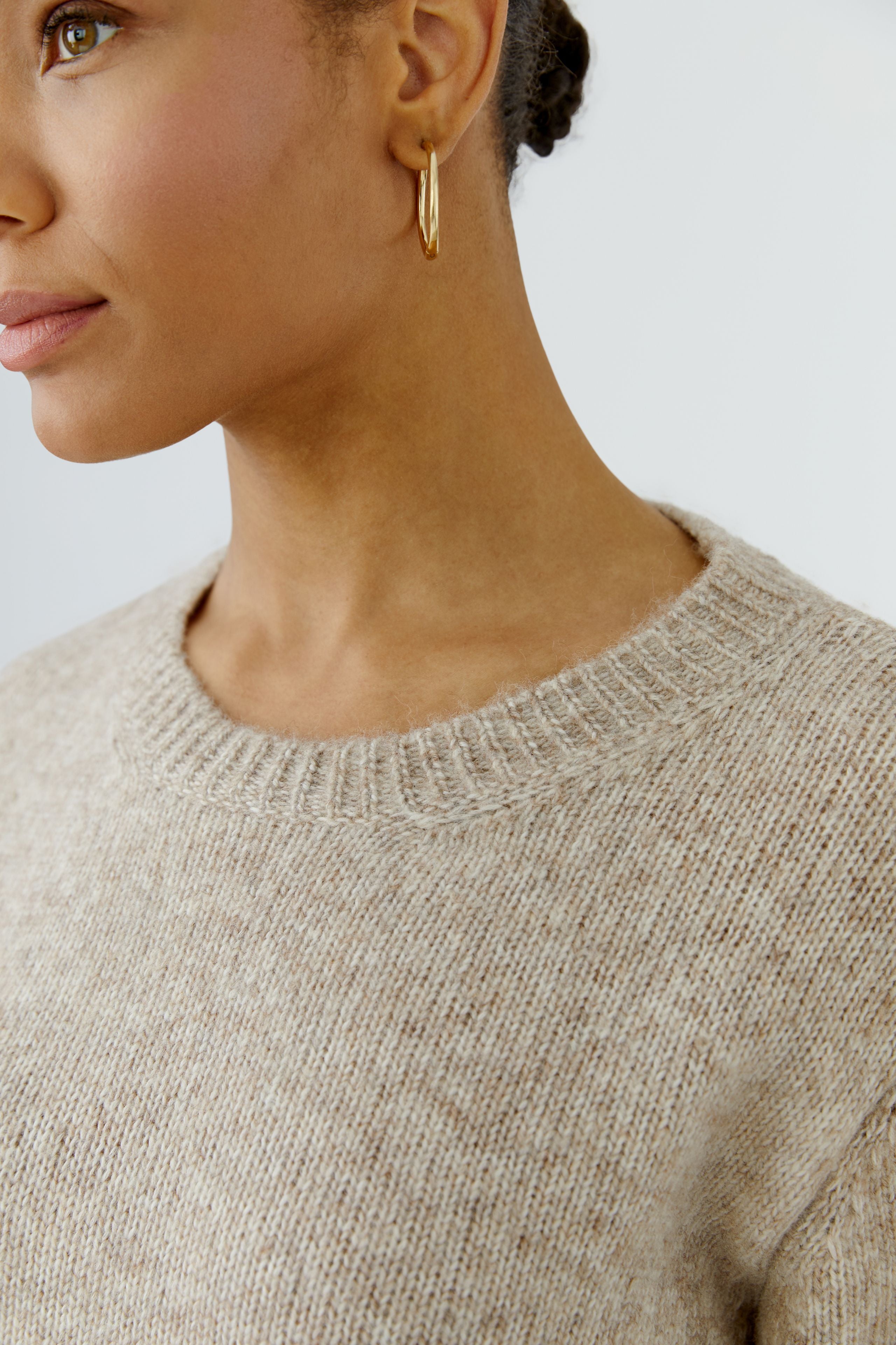 Strickpullover mit Pailletten