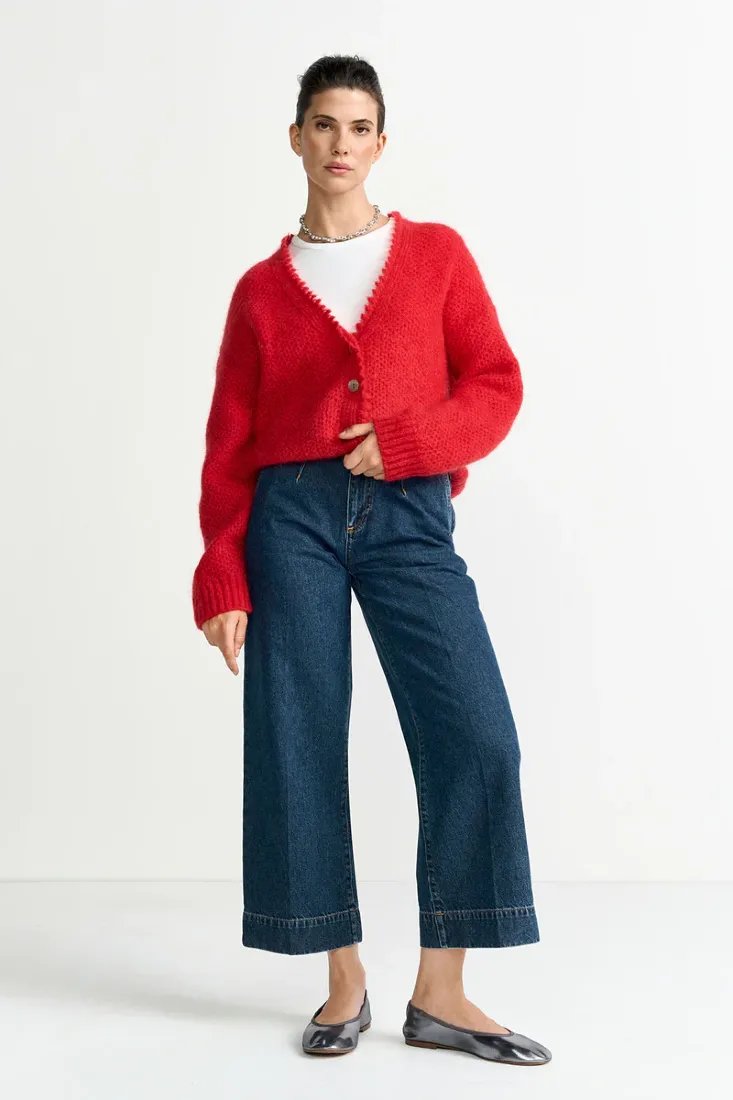 Rich & Royal Strickpullover Holiday Red