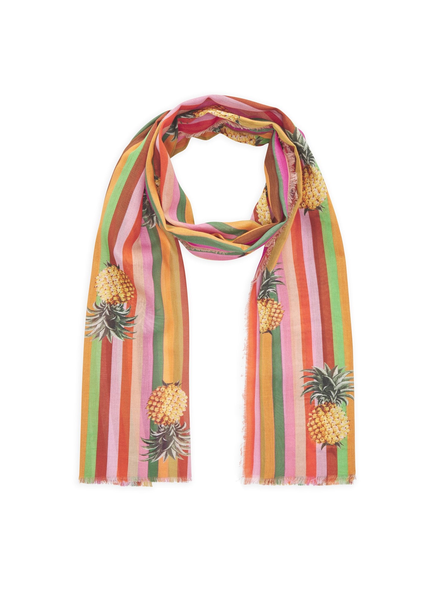 Schal mit Ananas-Motiven