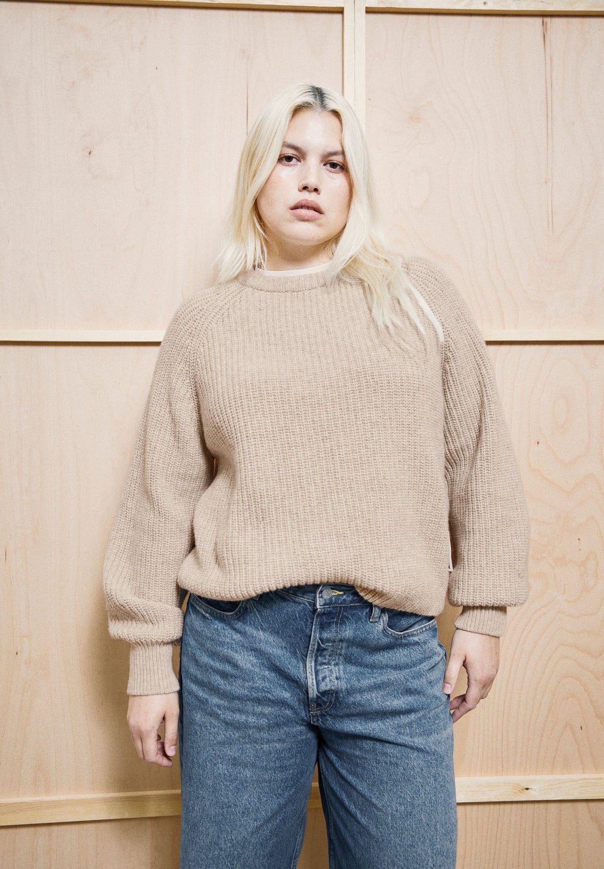Rippstrick Pullover