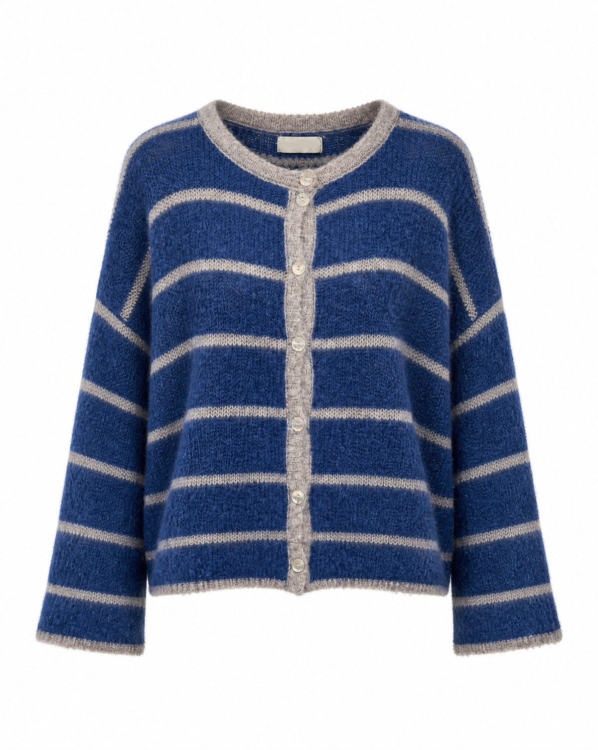 Strickjacke mit Streifen