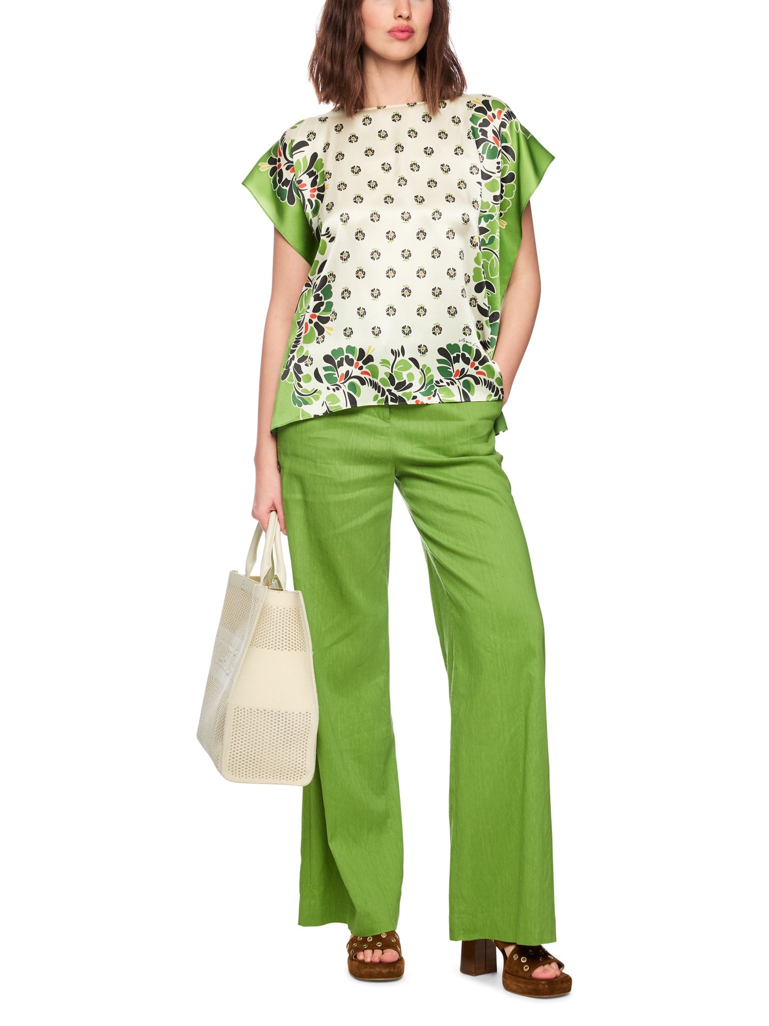 MarcCain Collections Blusen Bright Ecru