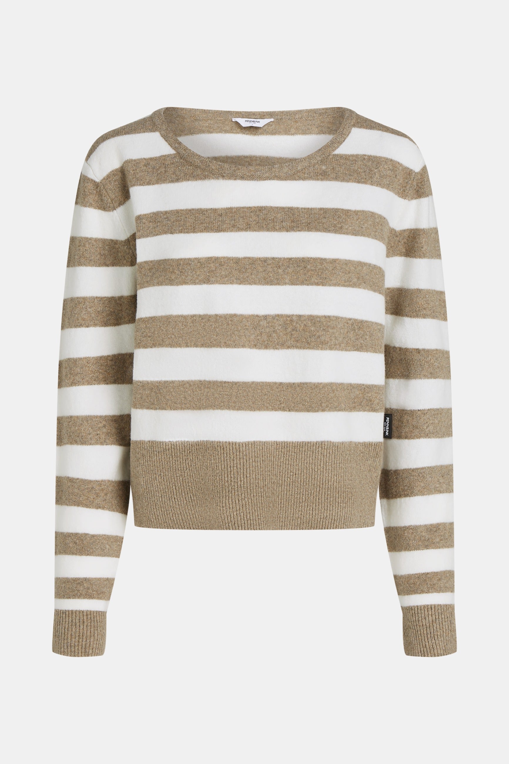 Strickpullover mit Streifen