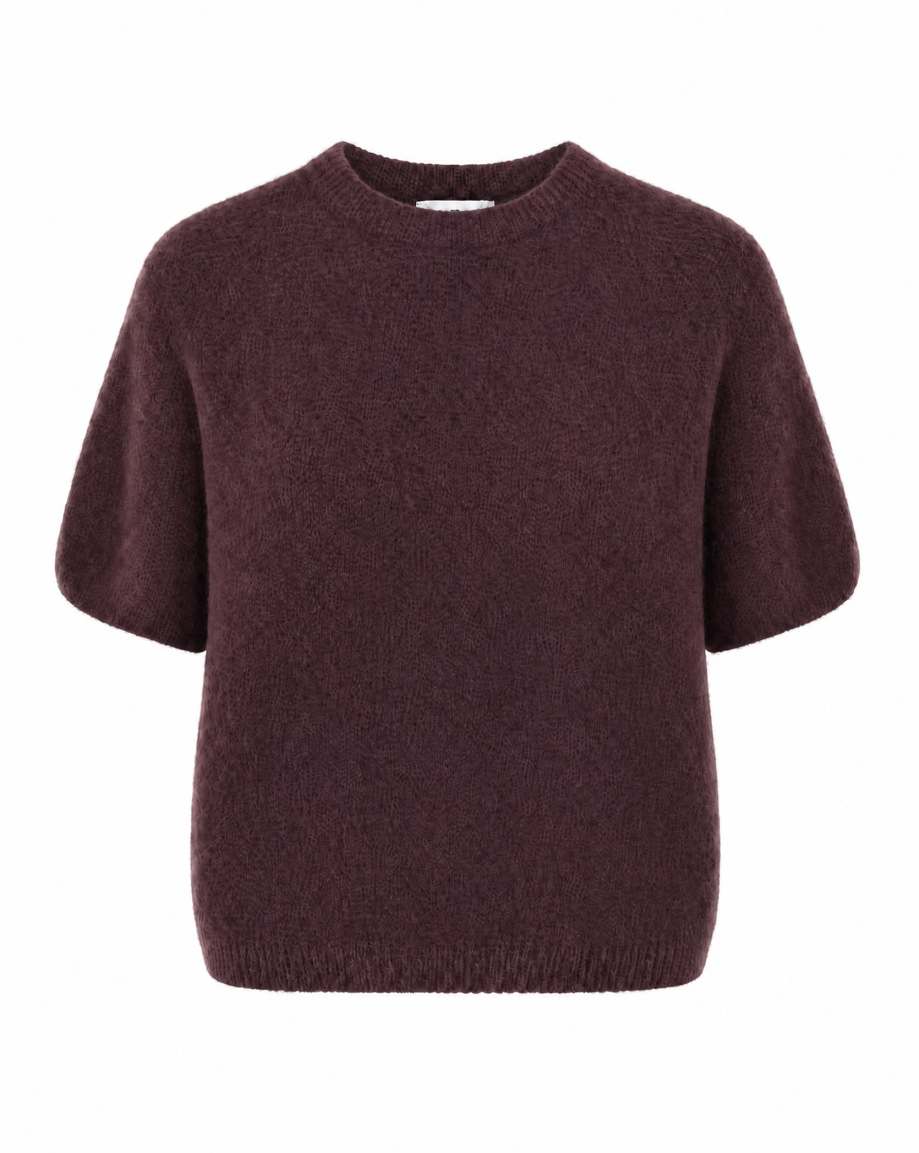 Strickpullover mit Kurzarm