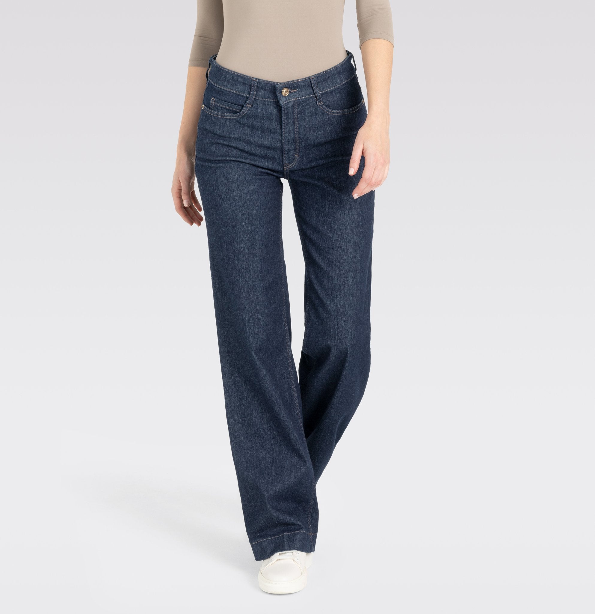 MAC Wide Leg Fashion Rinsed