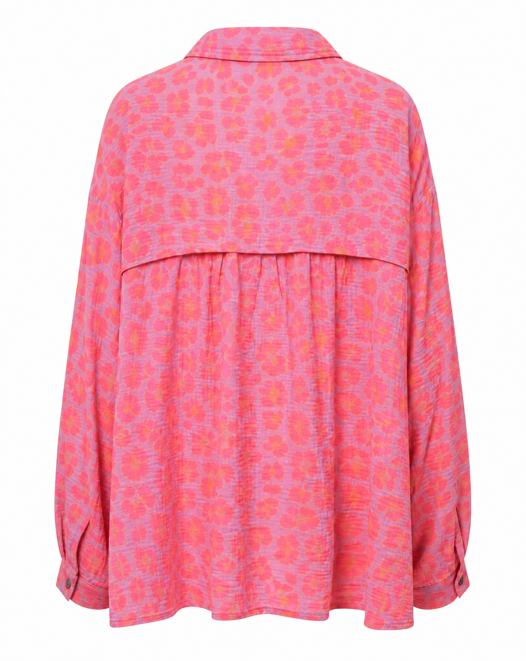 Musselin Hemd mit Blüten-Print