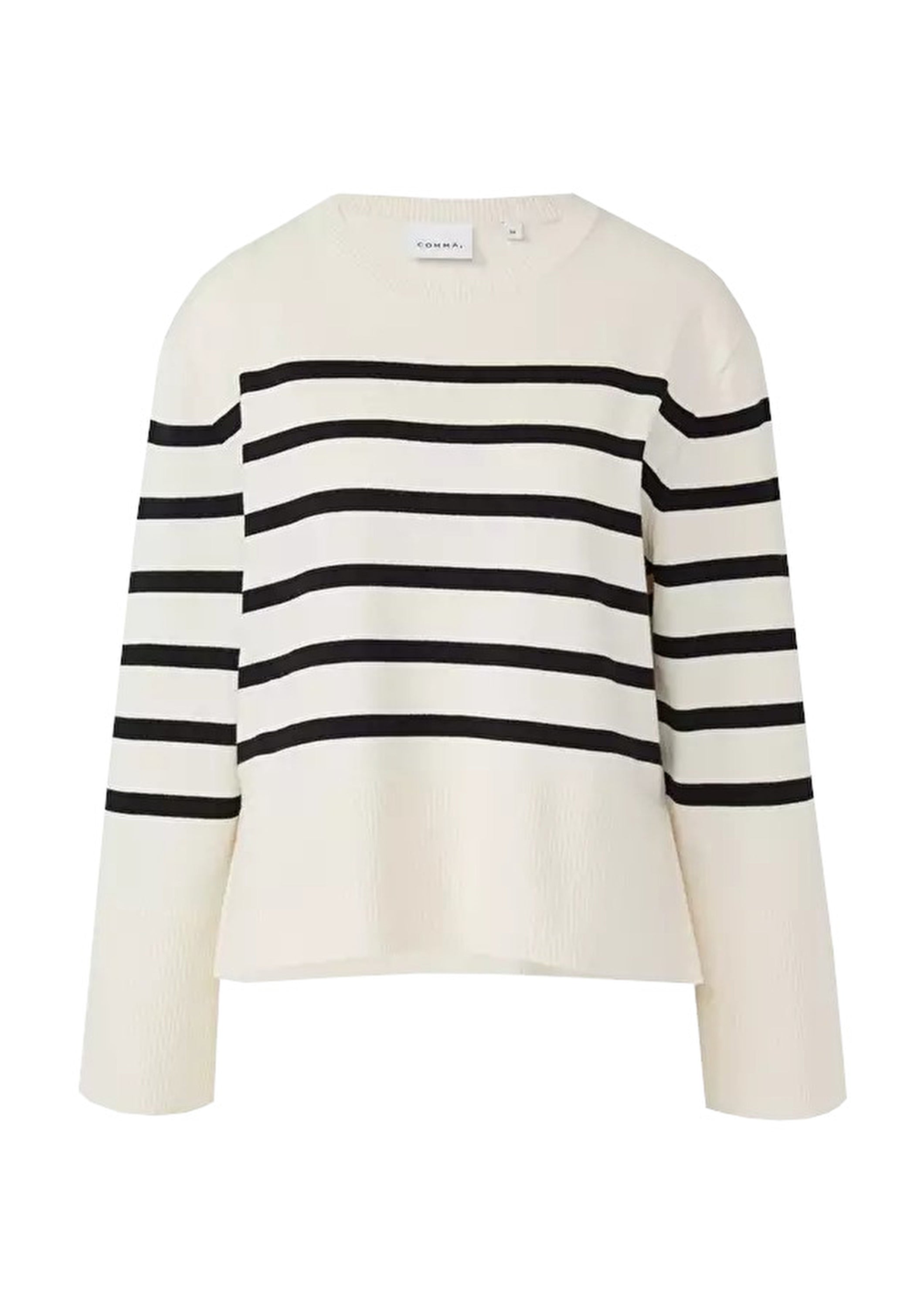 Comma Strickpullover White