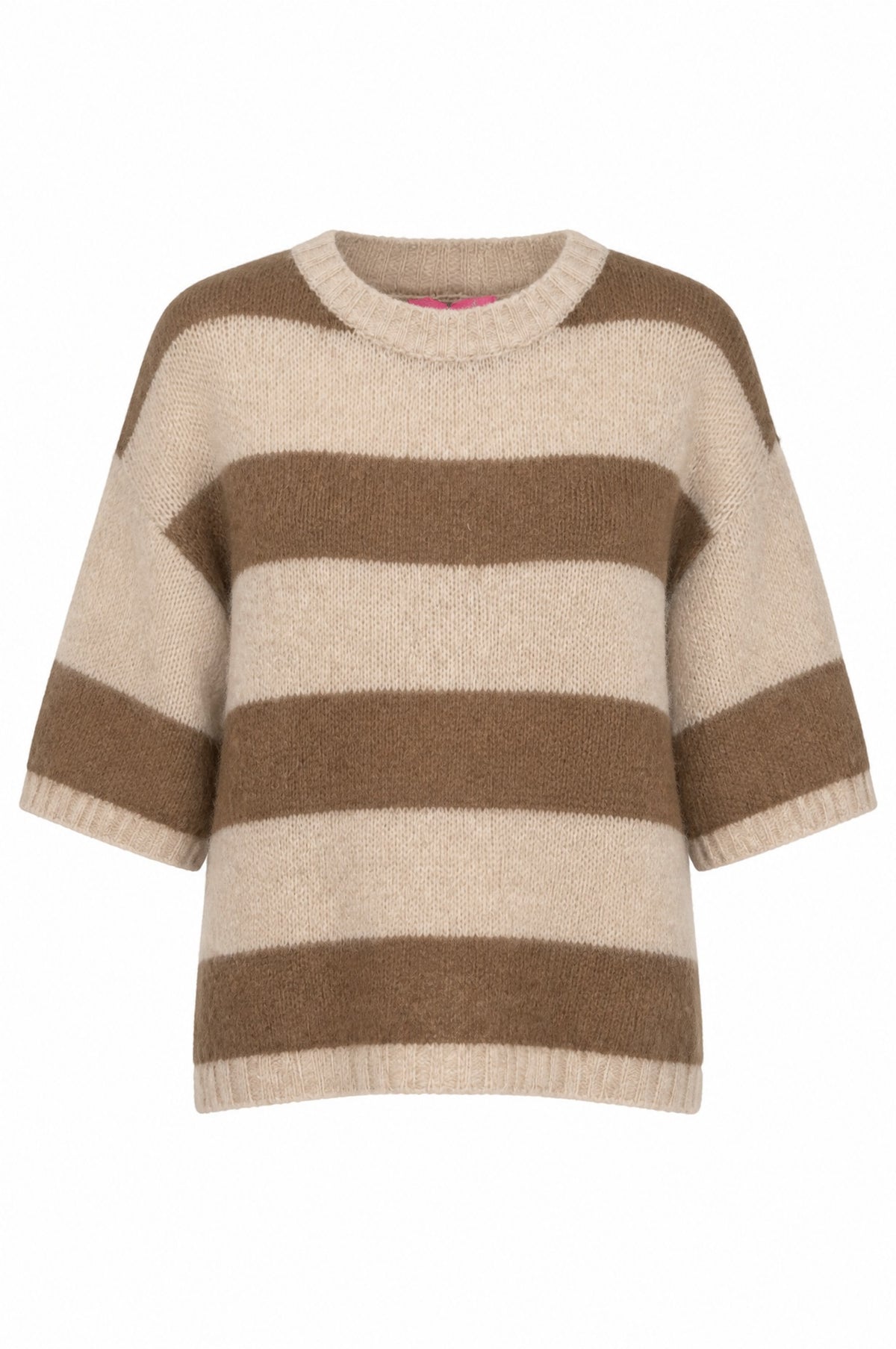 Strickpullover mit Streifen