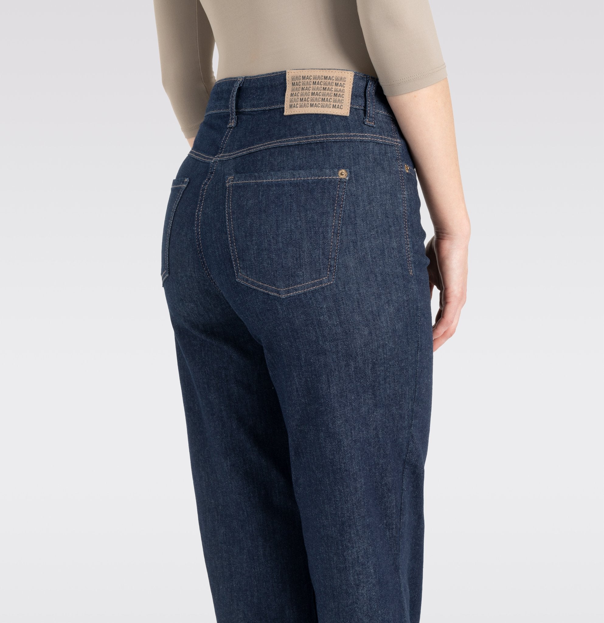 MAC Wide Leg Fashion Rinsed