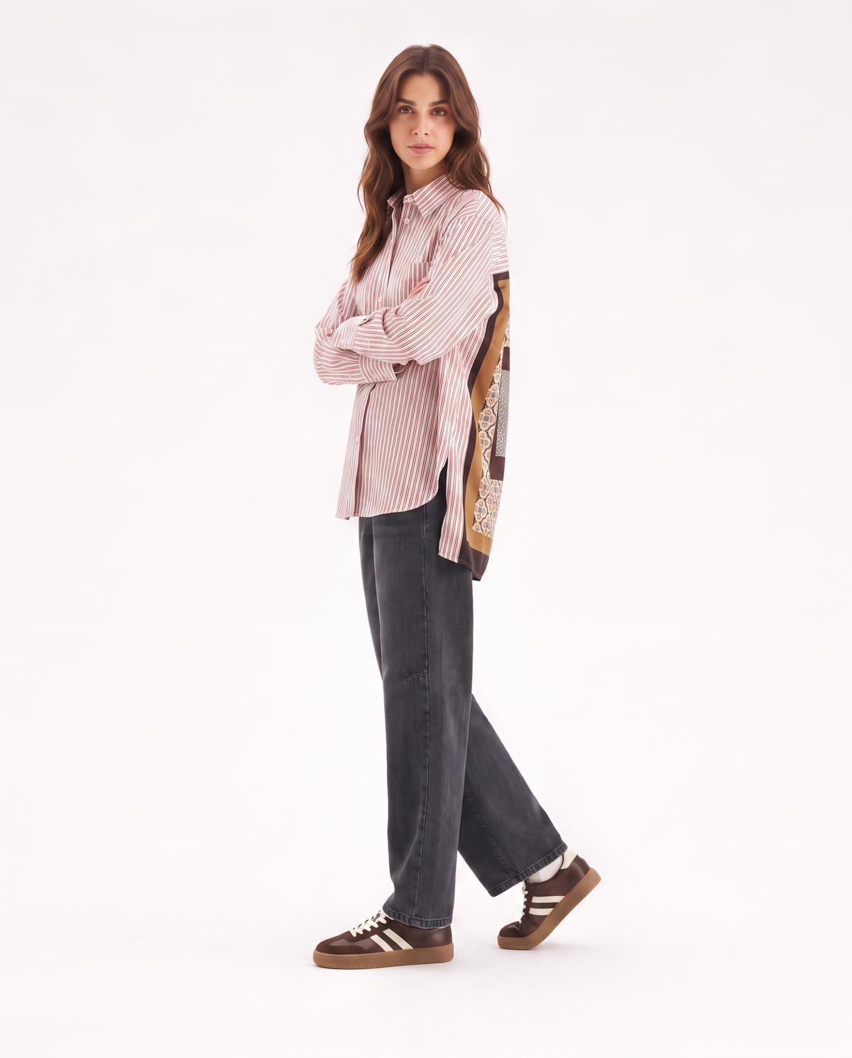 Bluse mit Print