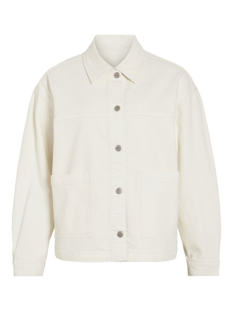VILA Jeansjacken Cloud Dancer