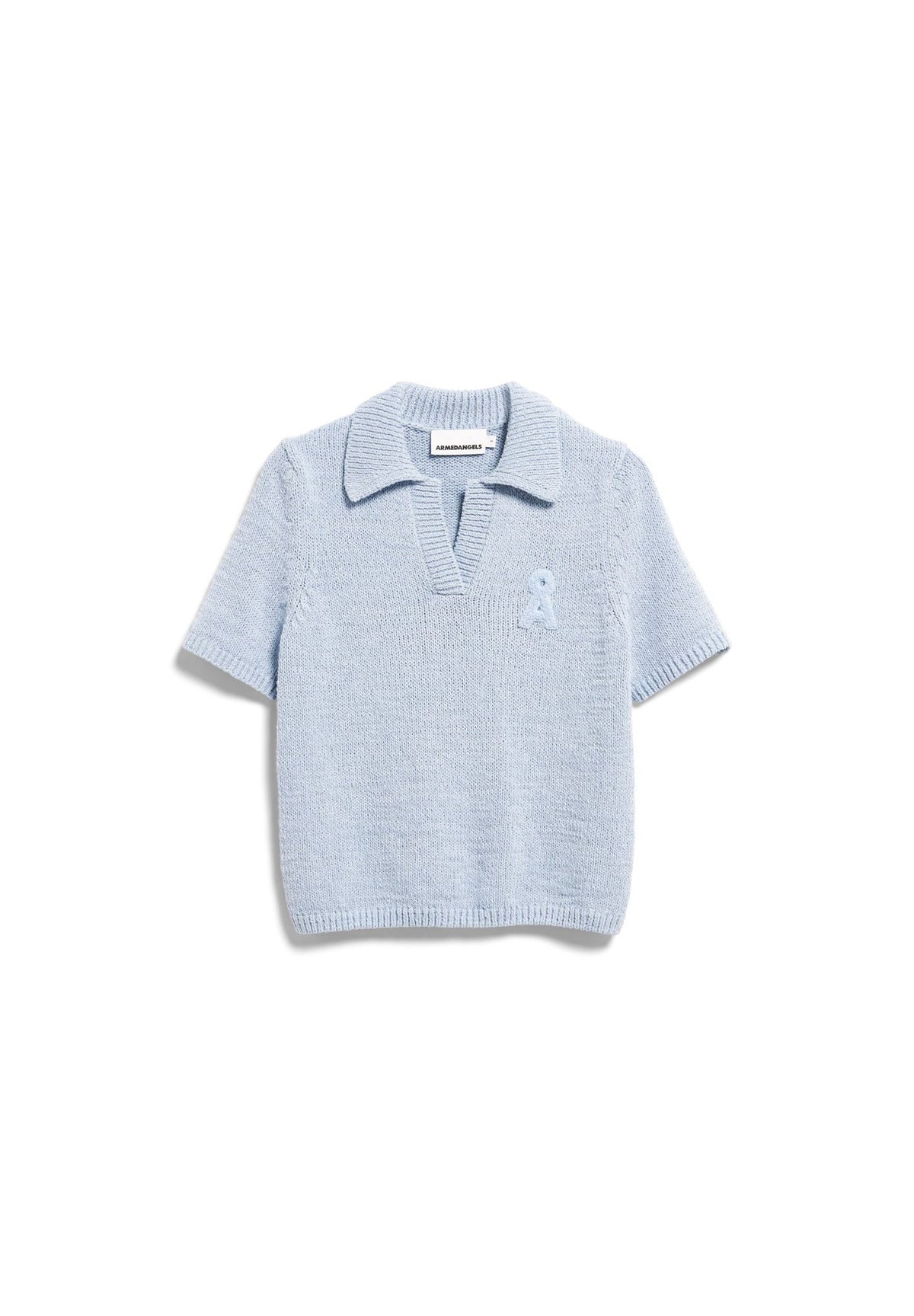 Poloshirt mit V-Ausschnitt