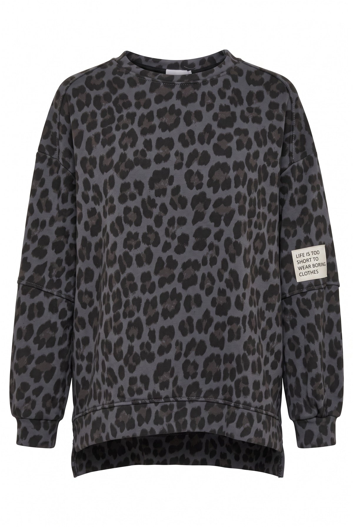 Sweatshirt mit Leo-Print