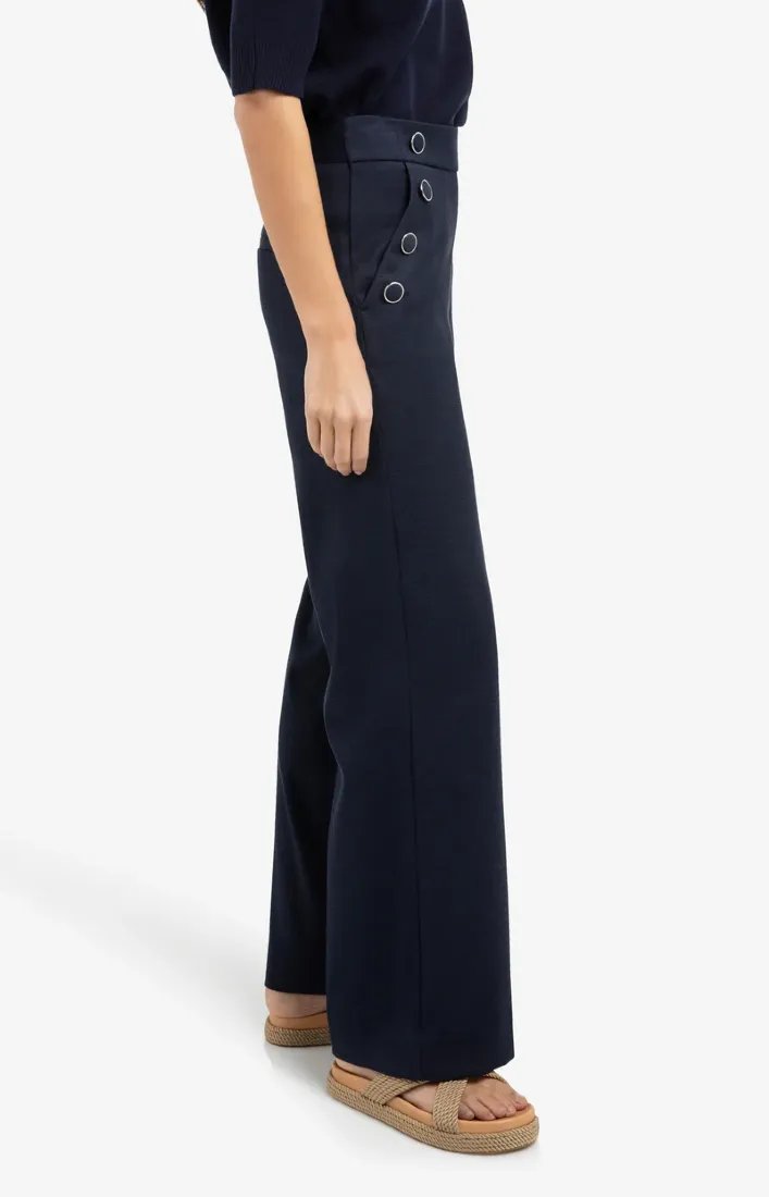 Yaya Hosen Navy Blazer Blue