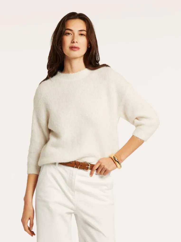 Beaumont Strickpullover Cream