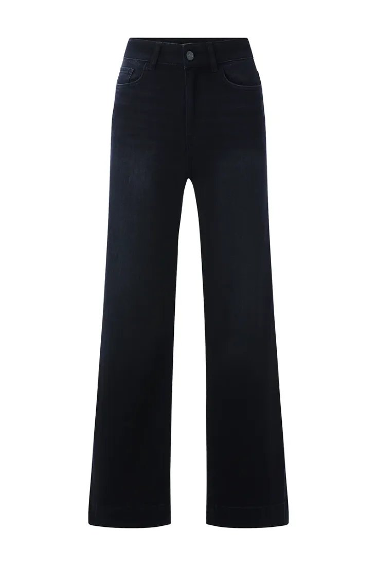 Rich & Royal Straight Leg Denim Black