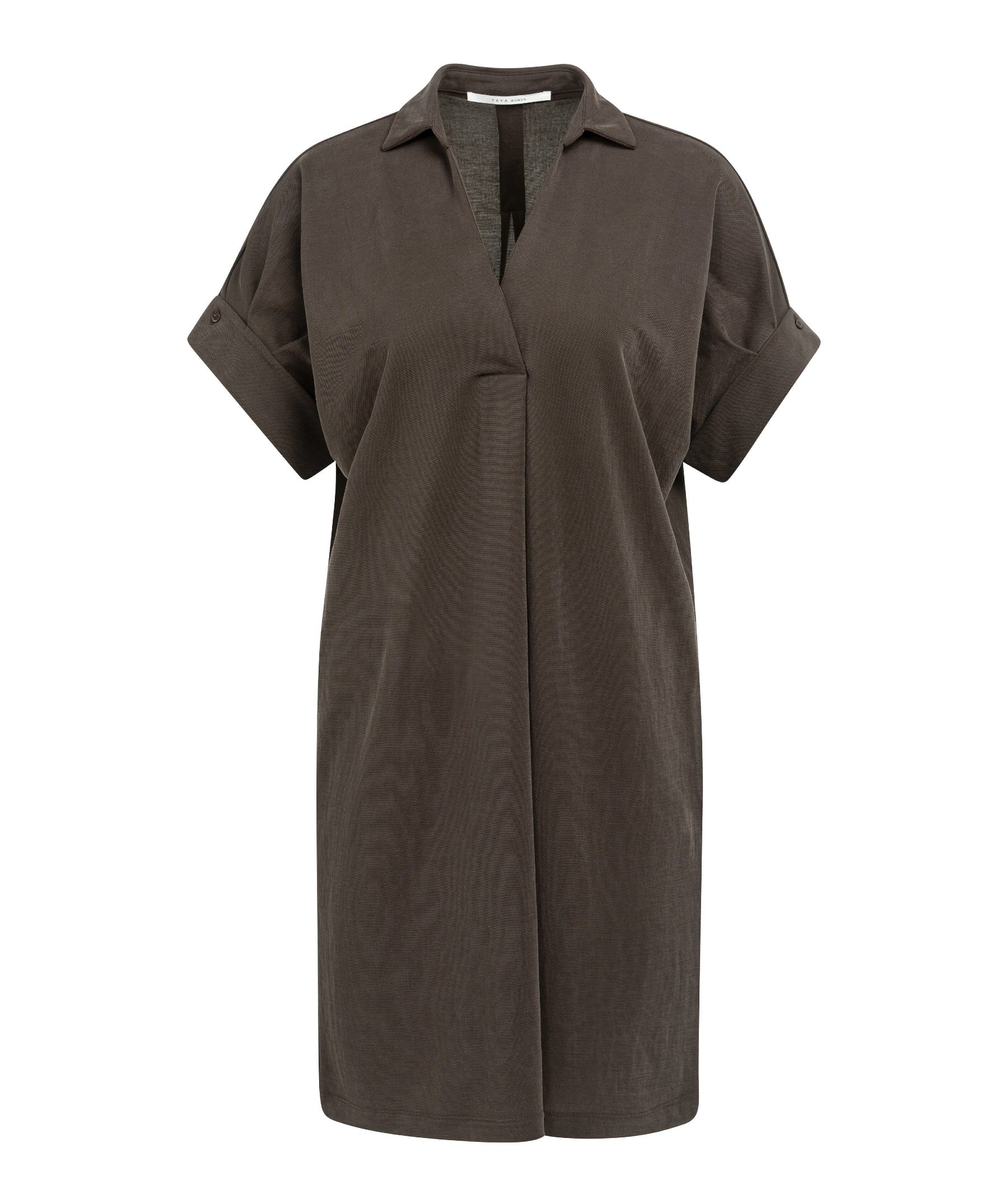 Kleid mit plissierten Ärmeln