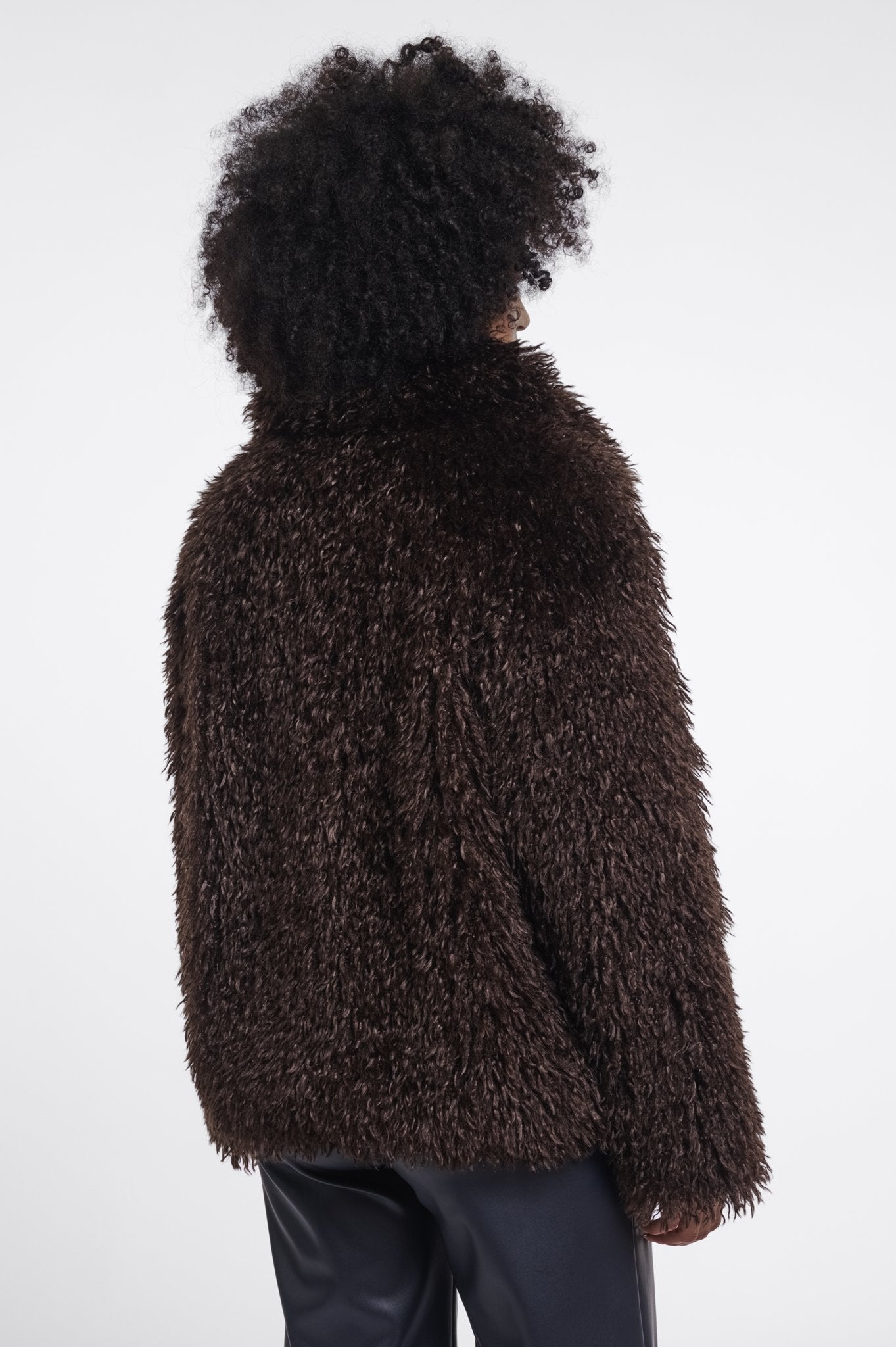 Rino&Pelle Kunstfelljacken Coffee Roast