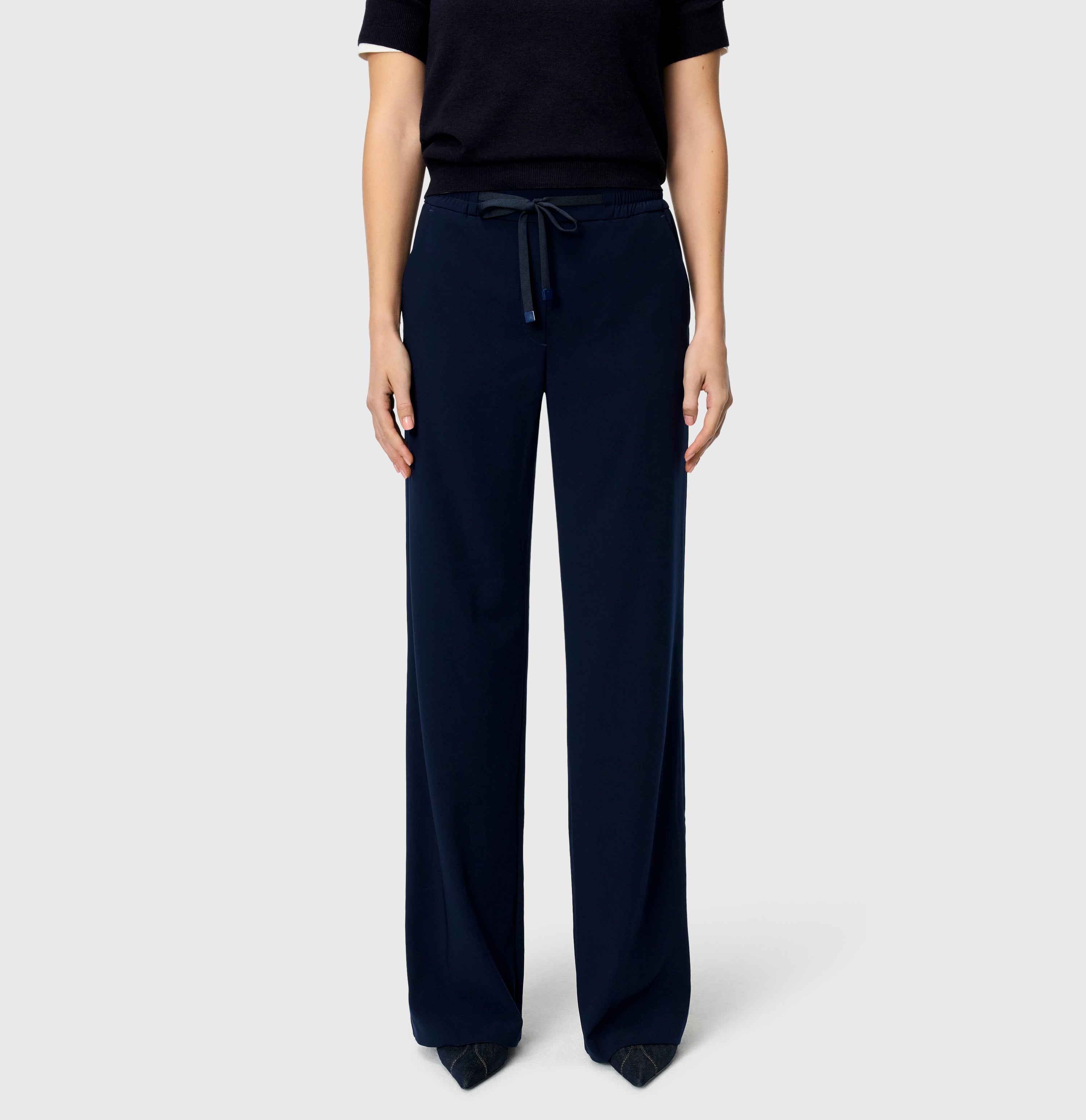 MAC Straight Leg Donkerblauw