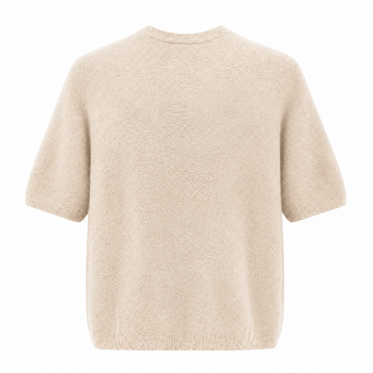 Strickpullover mit Kurzarm