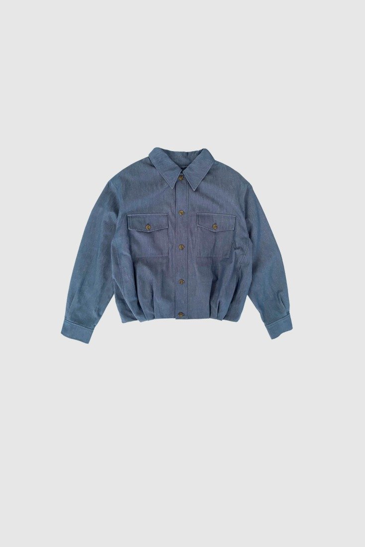 WithBlack Jeansjacken Indigo Ris
