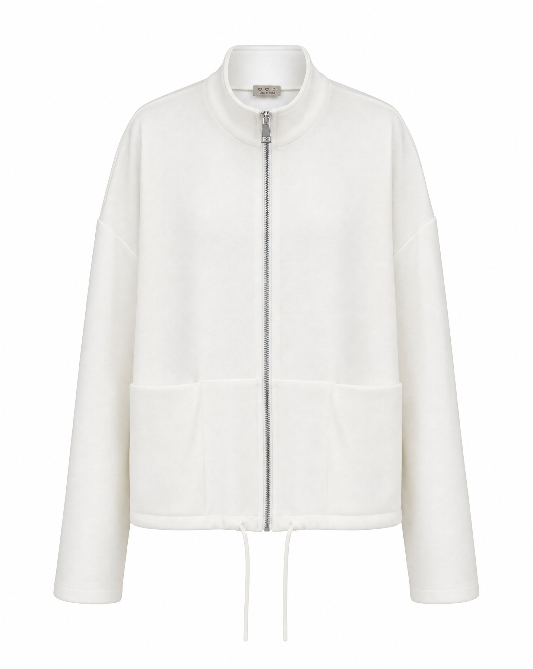 Sweatjacke mit Stehkragen