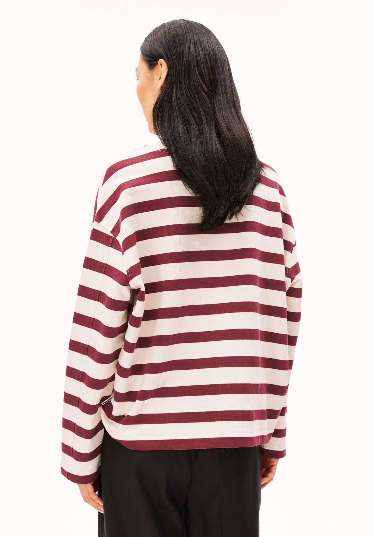 Sweatshirt mit Streifen