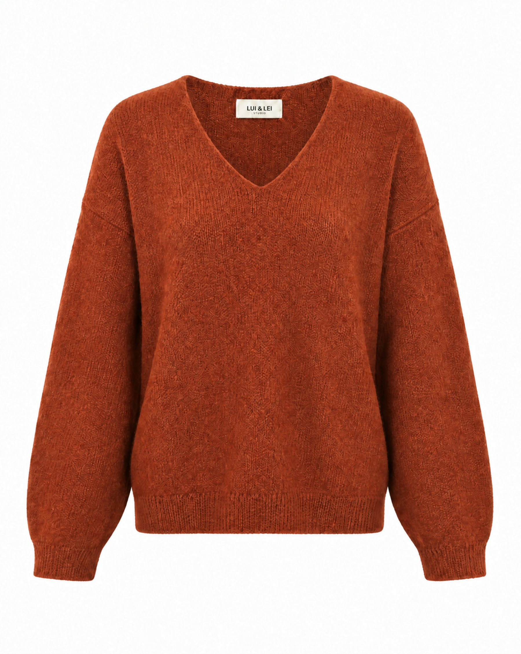 Strickpullover mit V-Ausschnitt