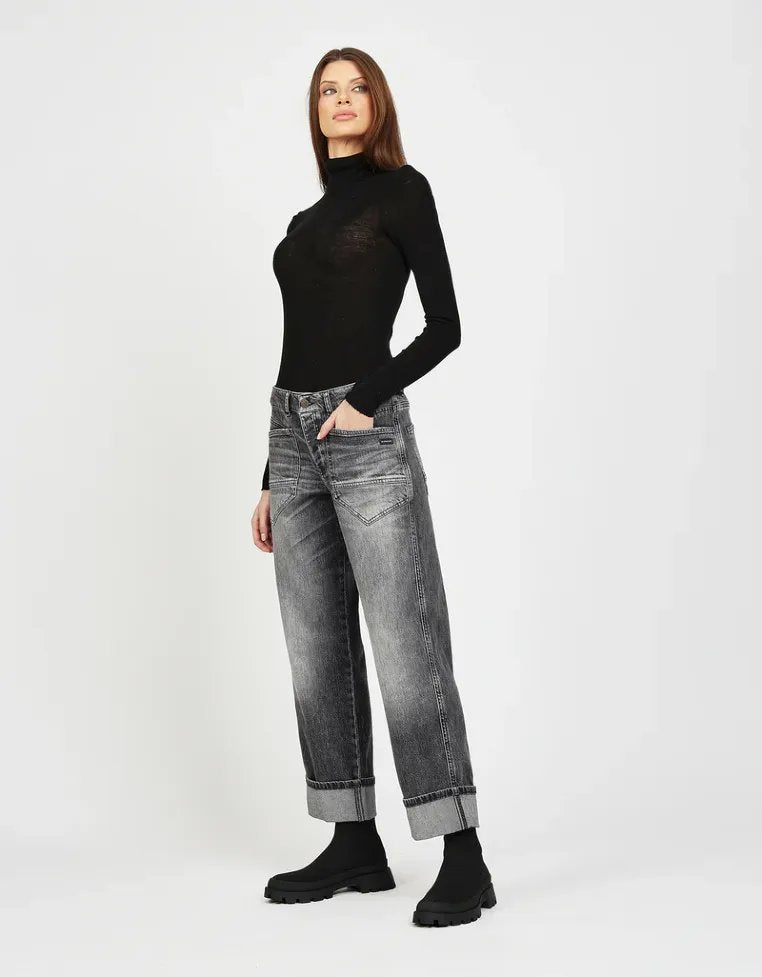 Gang Wide Leg Light Anthra Wash