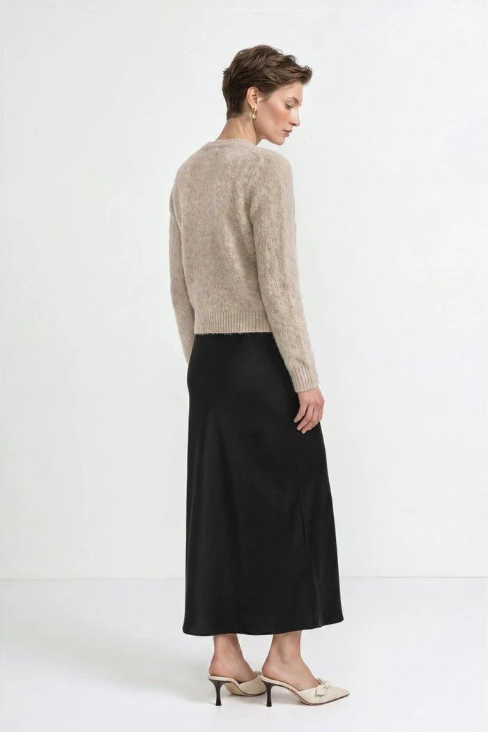 Kurz-Cardigan aus Wolle-Mix mit Mohair