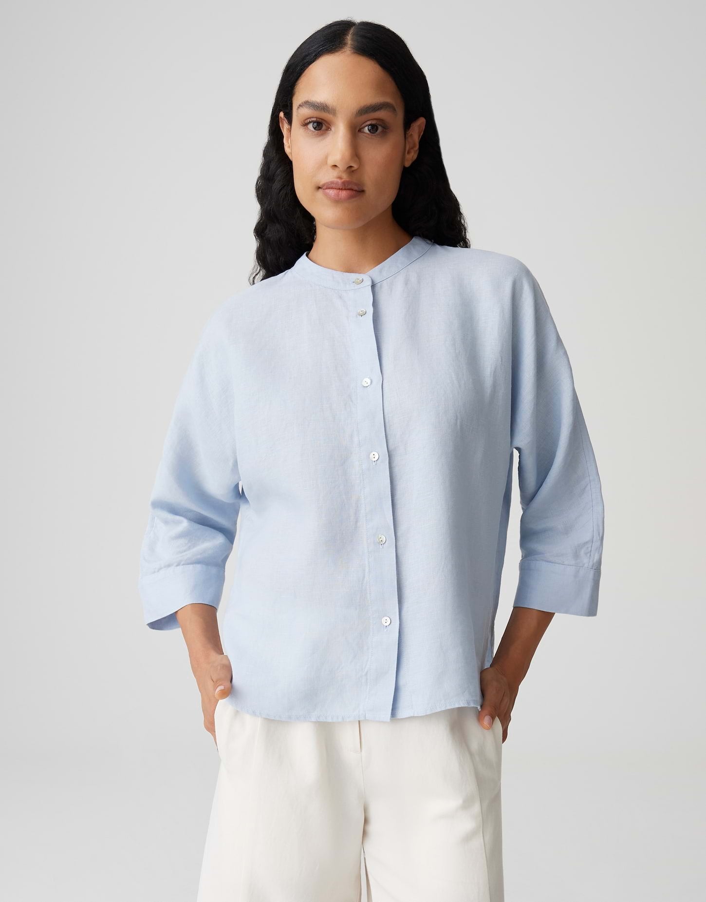 Stehkragenbluse FULIS