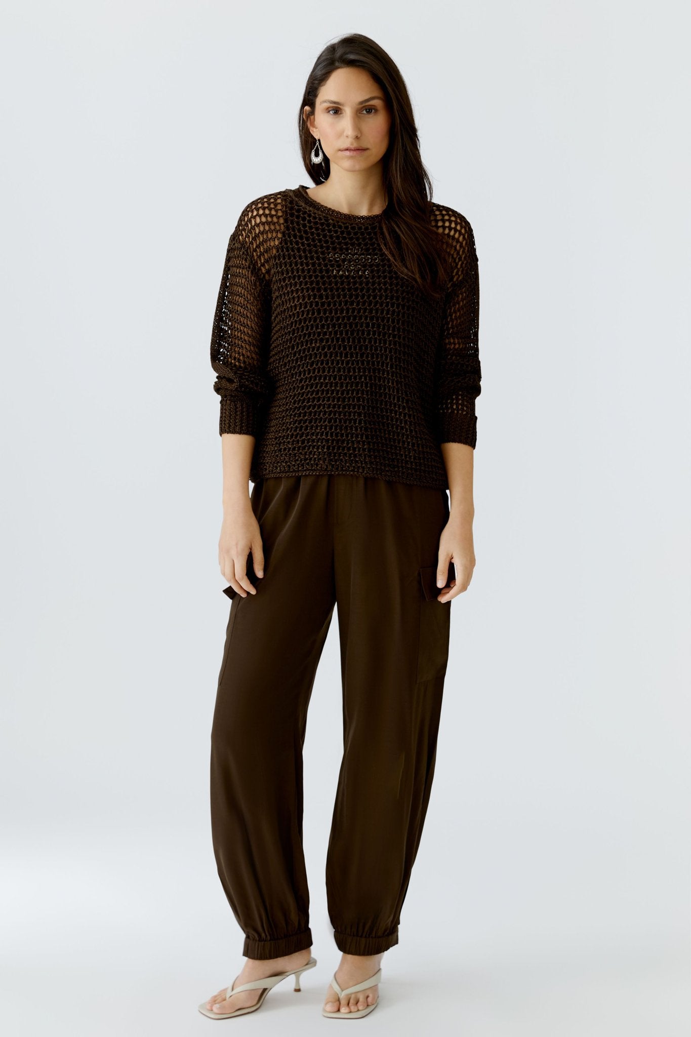 Oui Strickpullover Demitasse