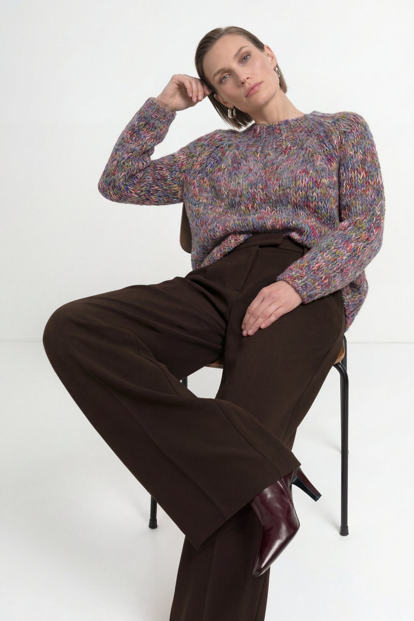 Rich & Royal Strickpullover Capri Blue
