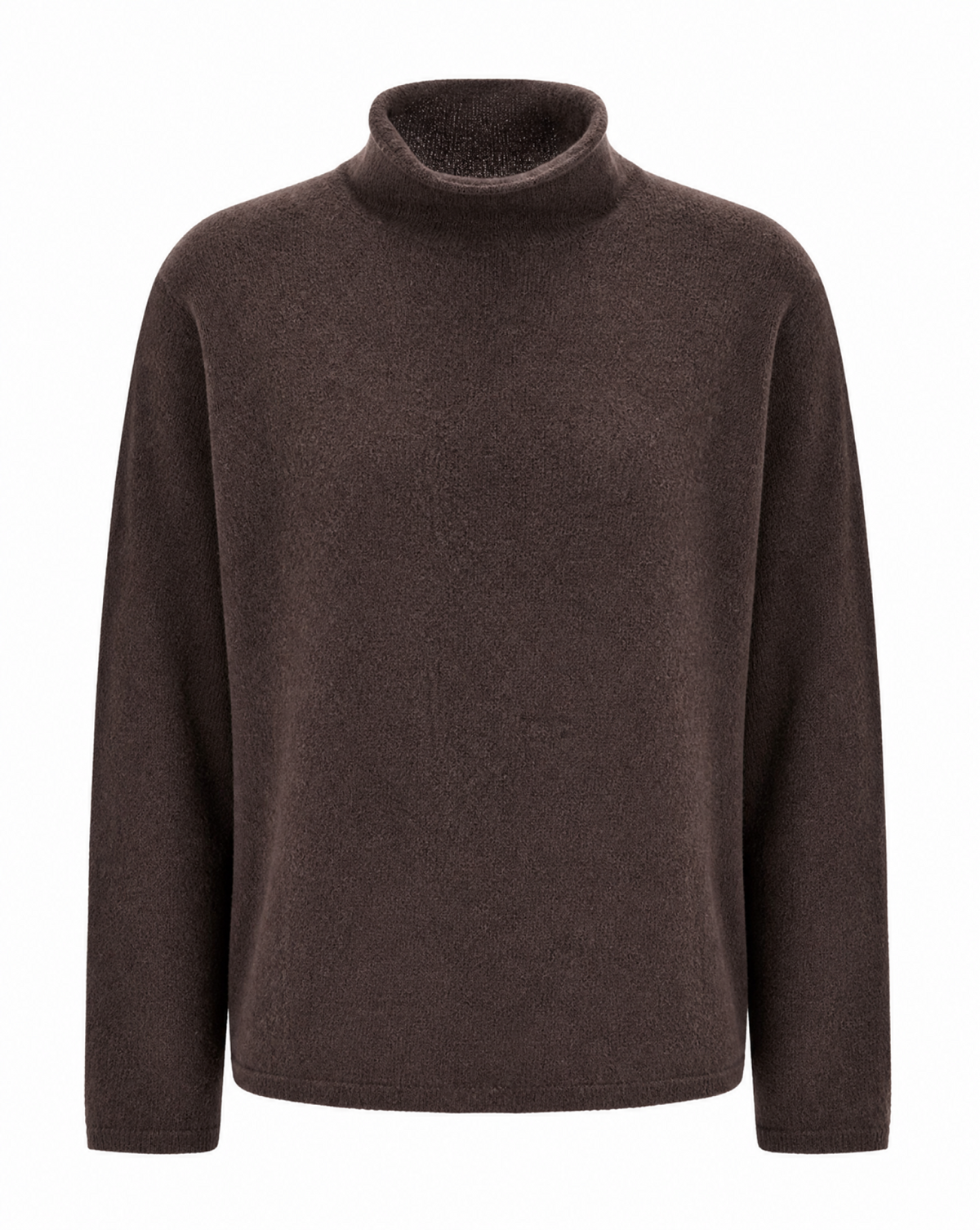 Strickpullover mit Rollkragen