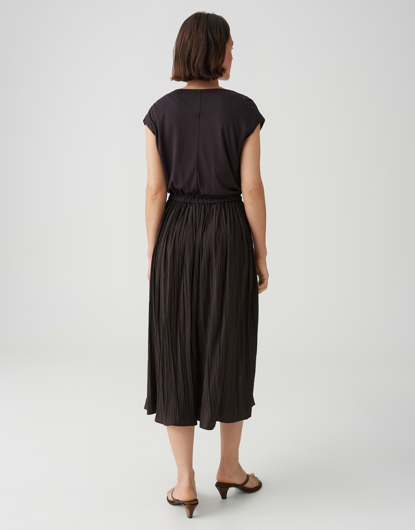 Plissiertes Midikleid WABELLA