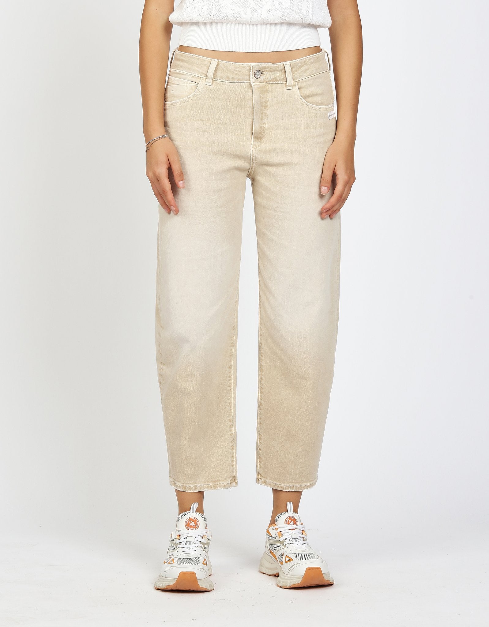 Gang O-Shape Beige Used Wash