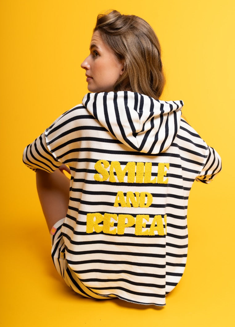 THE SHIRT PROJECT Hoodies _ Offwhite_Navy