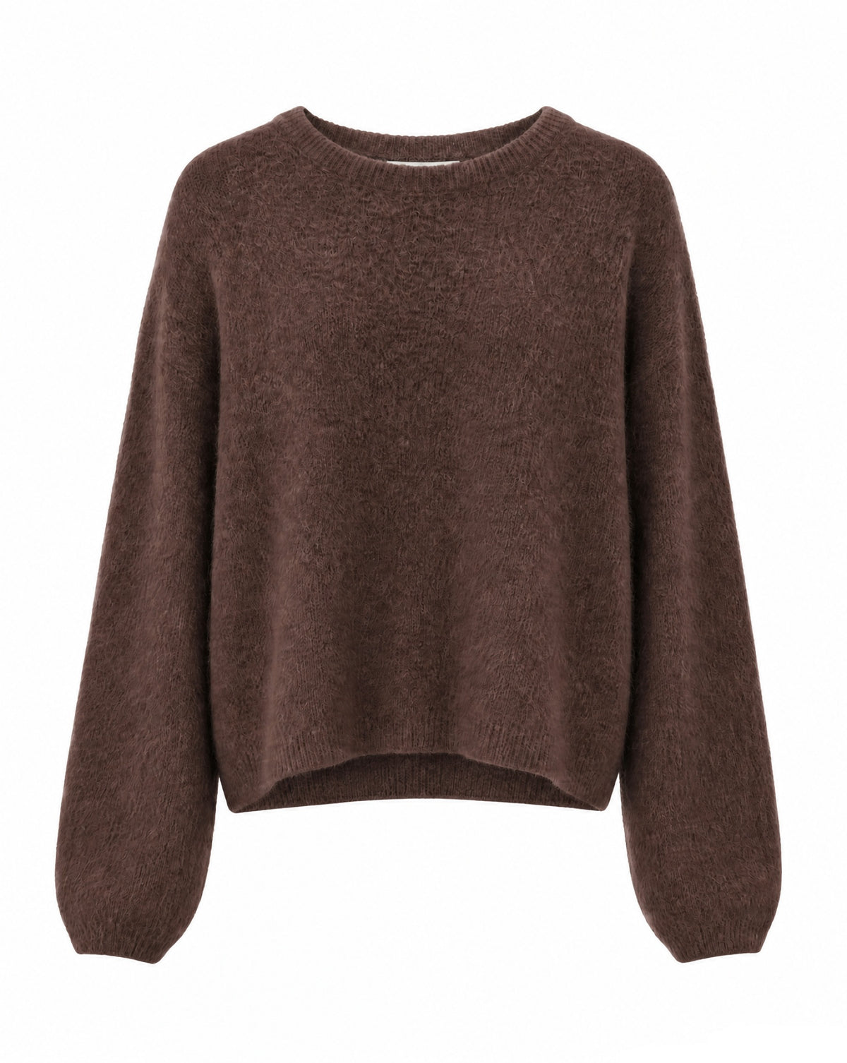 Strickpullover mit Rundhalsausschnitt
