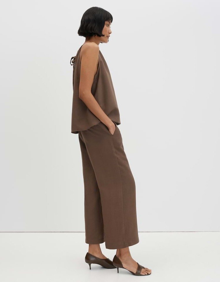Culotte CELINO CROPPED LINEN