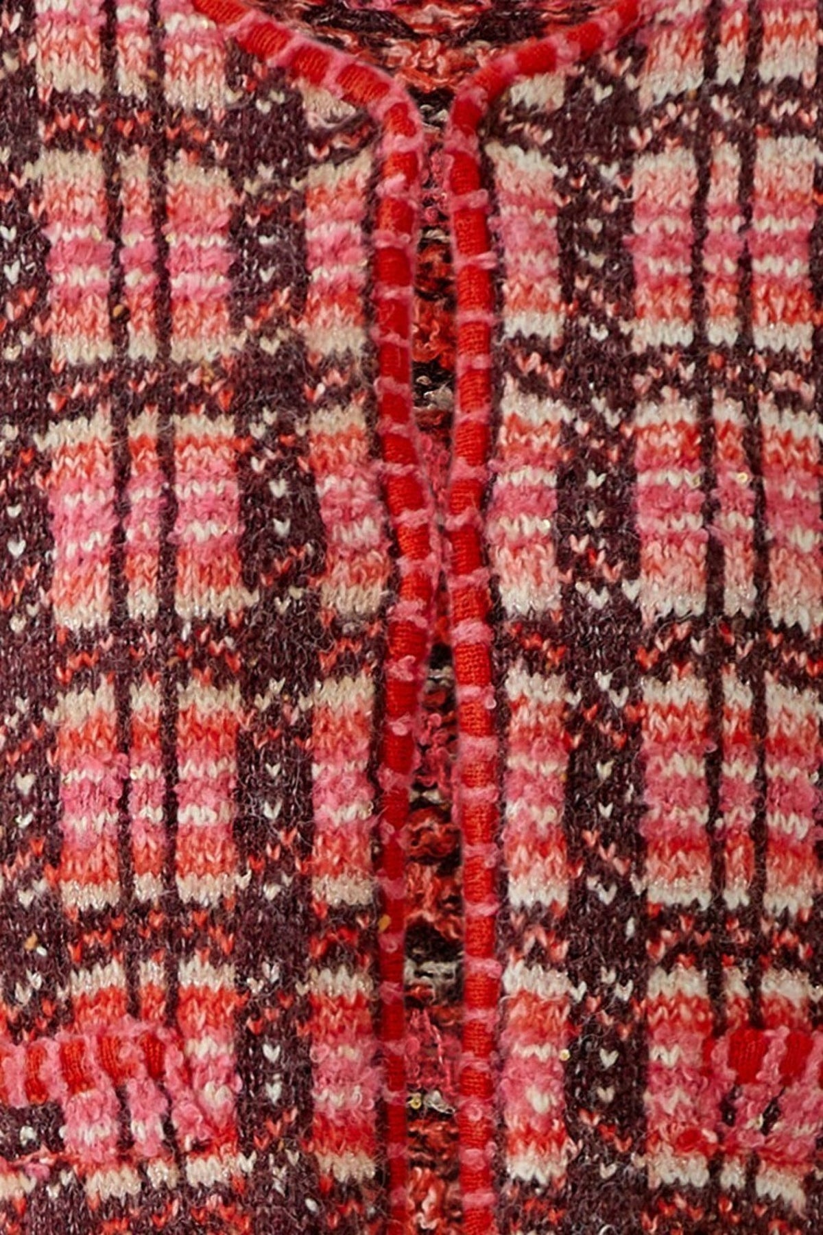 Strickjacke mit Glanzgarn