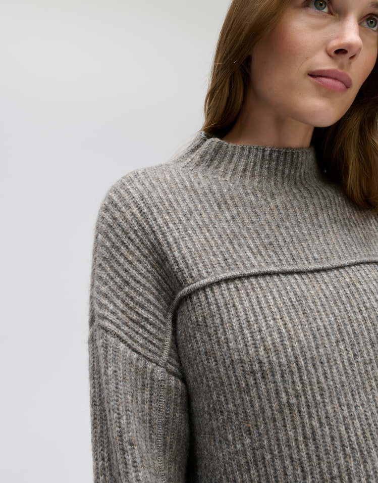 Rippstrickpullover Poffa