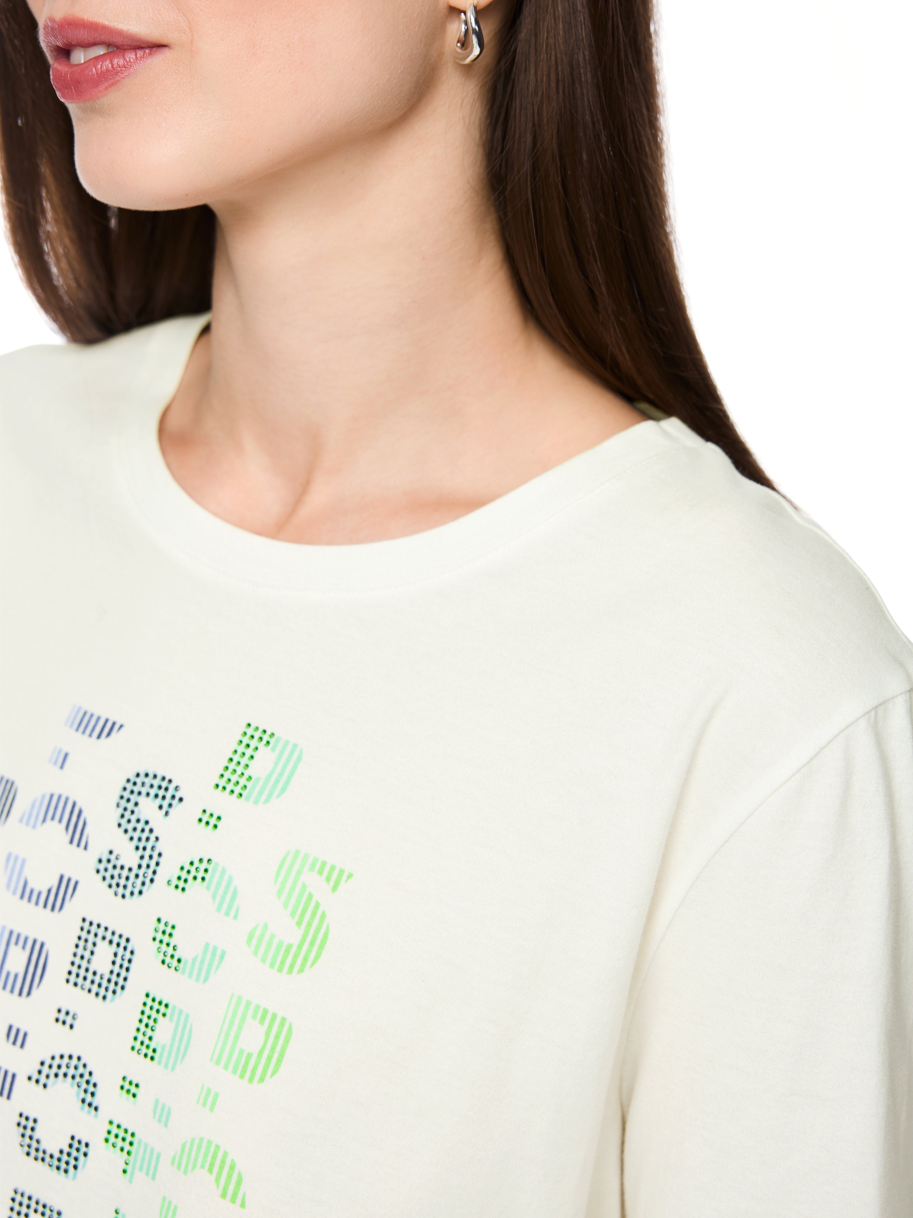 Baumwollshirt mit Aufdruck