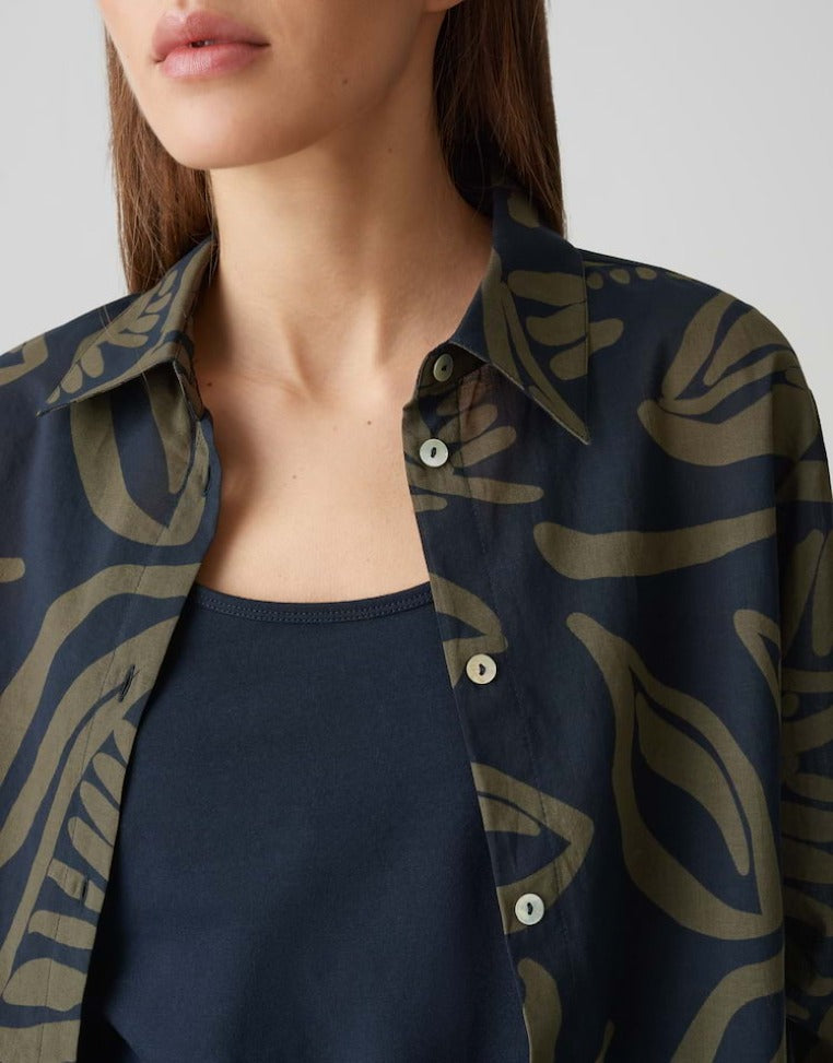 Opus Blusen Coal Blue