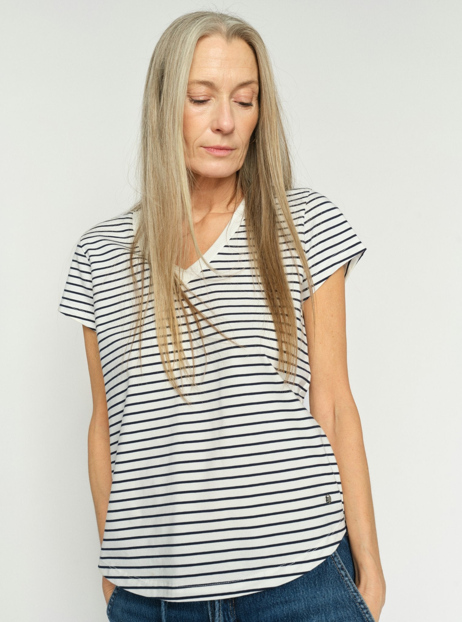 Mos Mosh T-Shirts Salute Navy