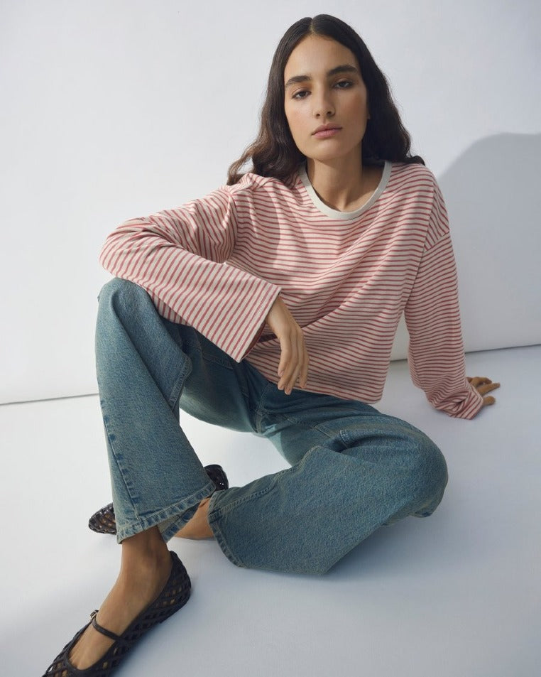 MSCH Copenhagen Longsleeve Oatmeal F Rose