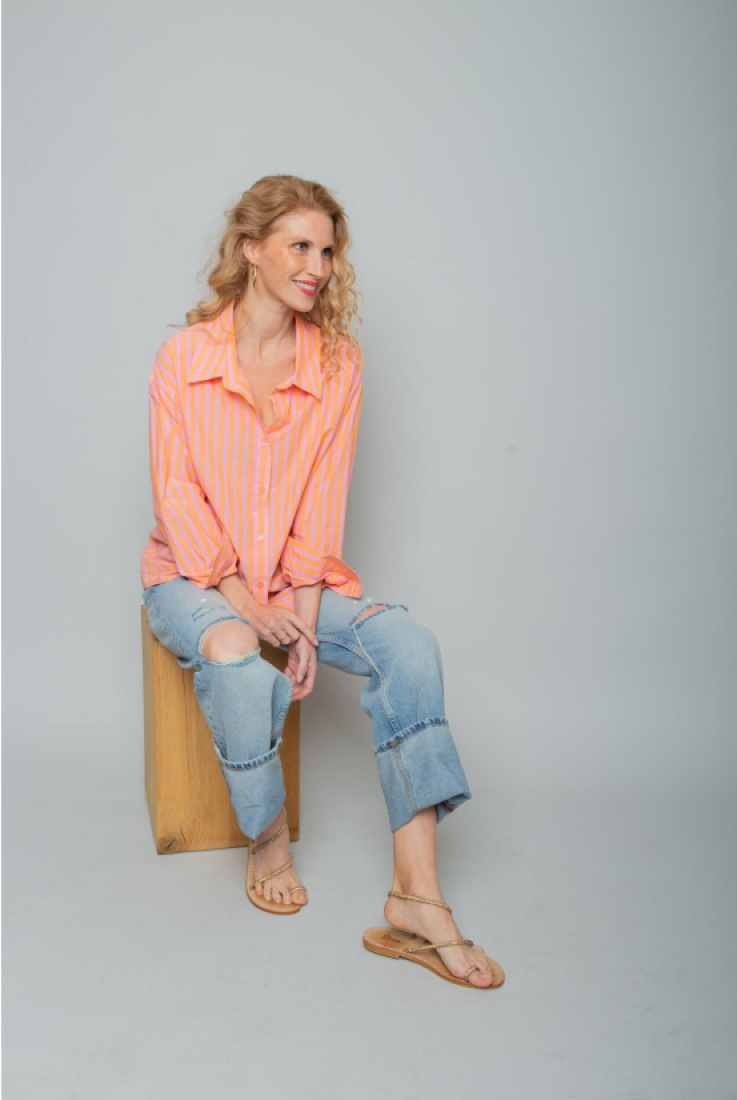 Emily Blusen Orange Pin