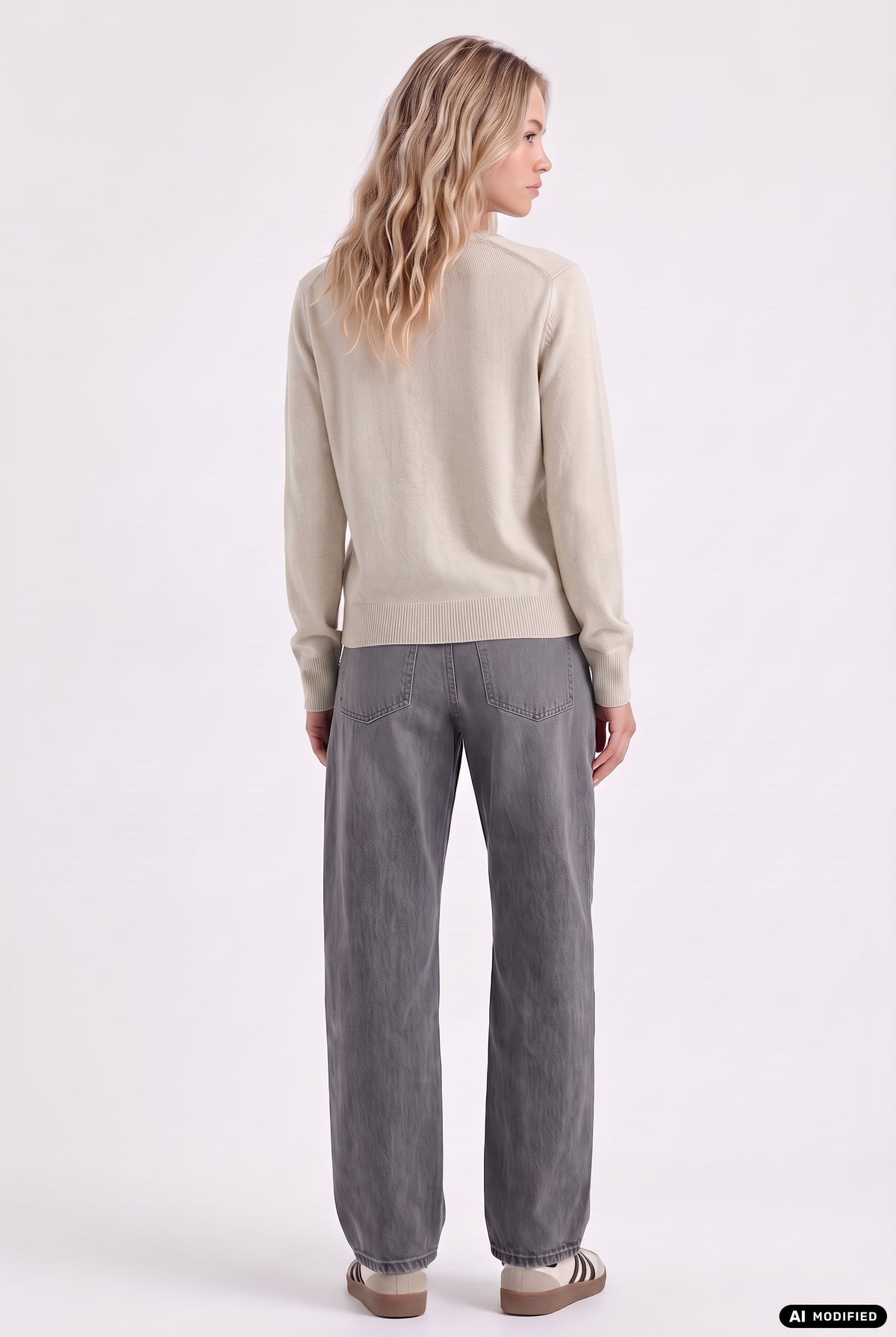 Strickpullover aus Wolle