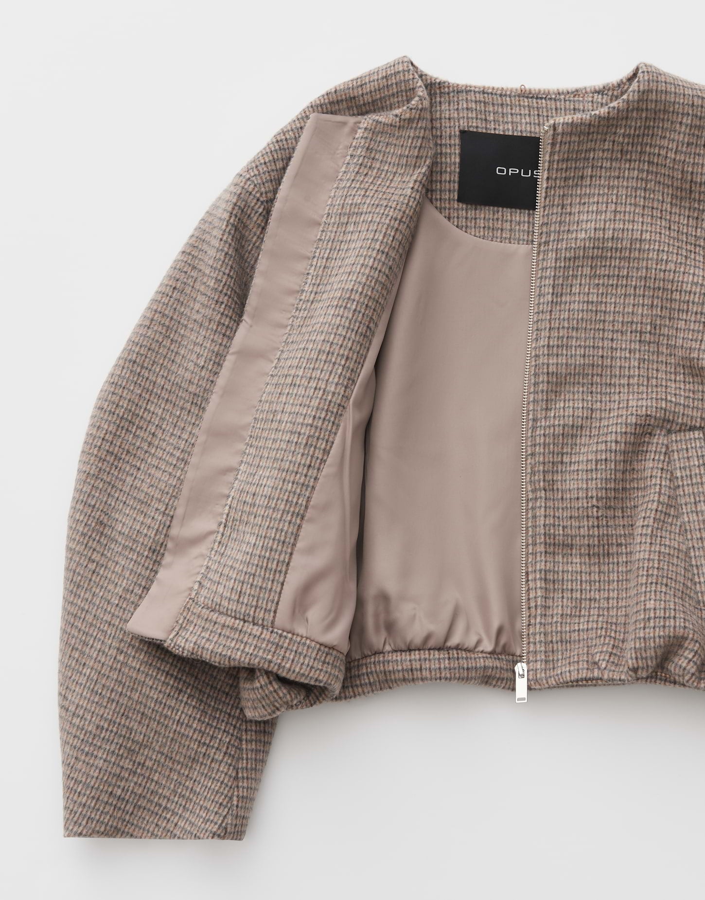 Kurzjacke Hessina mit abnehmbarem Schal
